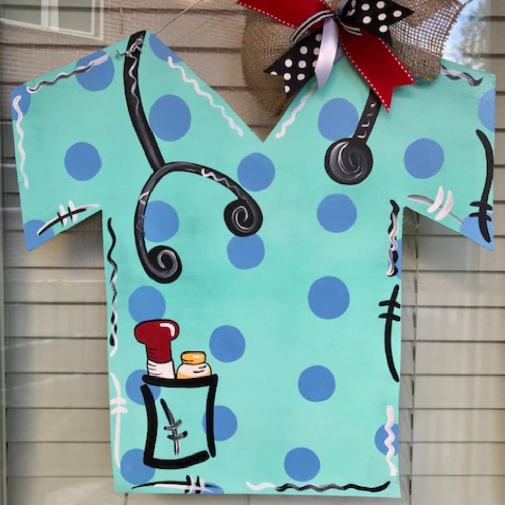 Hand-Painted Door Hanger